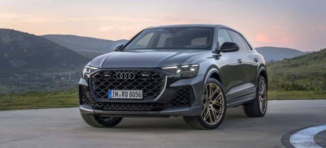 Neues Top-Modell mit 640 PS: Mehr Power und Facelift für den Audi RS Q8