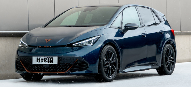 So geht´s richtig gut: Der Cupra Born mit H&R Tieferlegungsfedern (ab Baujahr 2021, inkl. Facelift 2024)