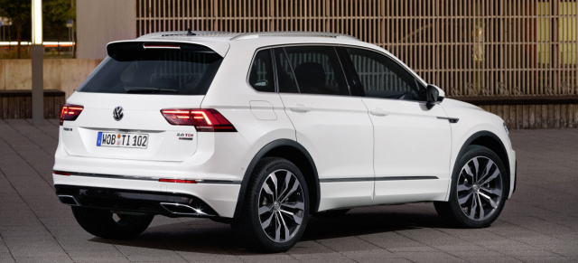 Ab sofort bestellbar: Motoren-Update: VW Tiguan mit 240 PS TDI- und 220 PS GTI-Motor