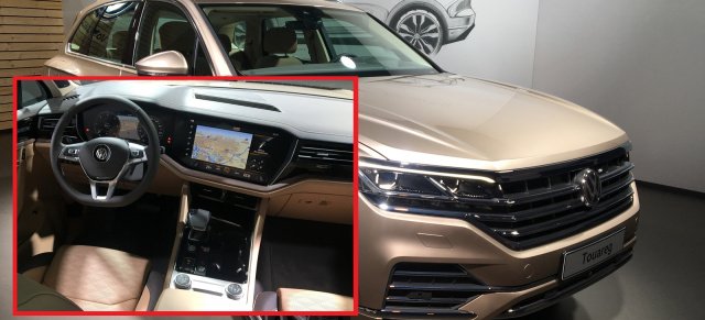 VIDEO - So sieht´s aus: Das neue Interface im neuen VW Touareg (2018): Erster Test: Das kann das neue Innovision Cockpit im VW Touareg 3