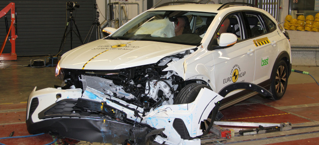 Video: Crashtest von Euro NCAP: So schnitten VW Polo und Taigo im Crashtest ab