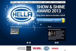 Startschuss zum HELLA SHOW & SHINE AWARD 2013 - jetzt mit eigener Webseite!: Auftakt der sechsten Auflage des HSSA