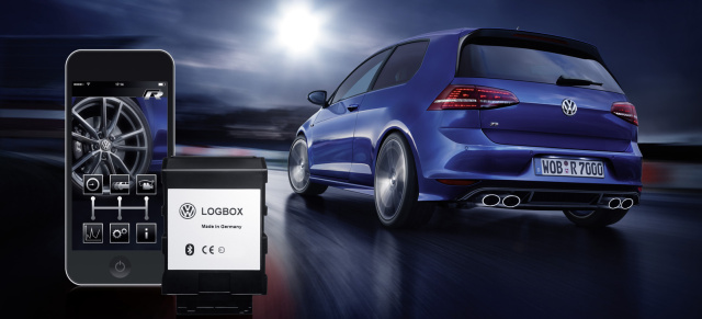 RaceApp und LogBox sorgen für mehr Fahrspaß: VW LogBox - der digitaler Fahrtenschreiber für Rennprofis zum Nachrüsten 