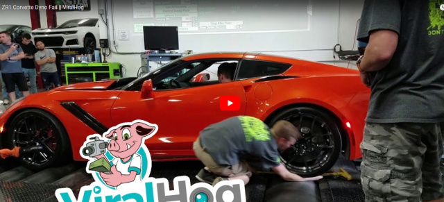 Hoch die Hände - Wochenende! Besser wäre das - Auch am Dyno!: Schmerzhafte Dyno-Messung an ZR1 Corvette