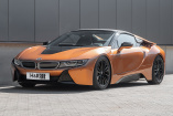 Der Hybrid-Klassiker von morgen: BMW i8 Roadster mit H&R Sportfedern (Typ BMWi-2)