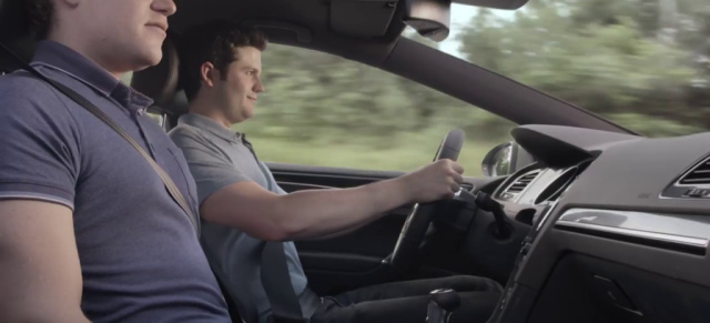 VIDEO 3: Beschleunigen im neuen Golf GTD macht eine gute Figur!: Neue augenzwinkernde VW-Kampagne zur kraftvollen Beschleunigung des neuen Golf GTD