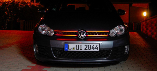 Der neue Trend? Beleuchteter Kühlergrill für den Golf 6 GTI : Das gewisse Extra für die nächste CarNight