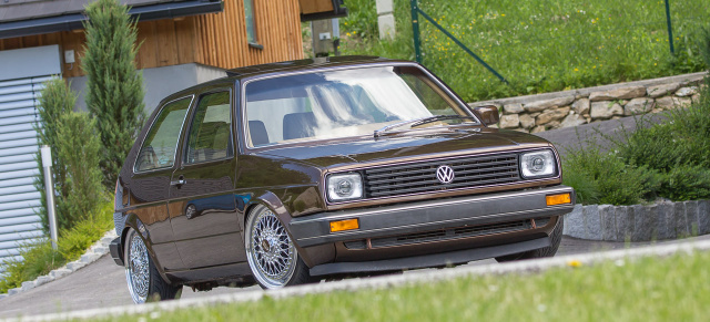 Brownie mit Chrom-Aroma: VW Golf 2 VR6 Turbo als eilige 600 PS Druck-Sache