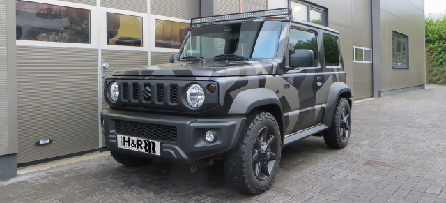 The little G: Suzuki Jimny 2018 mit H&R Sportfedern