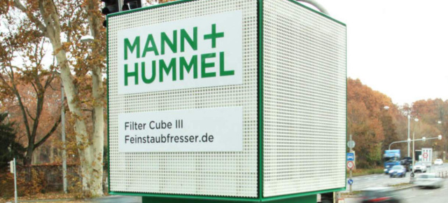 Feinstaubfilter statt Fahrverbote: Filterspezialist MANN+HUMMEL präsentiert Technologie zur Senkung der NO2-Belastung