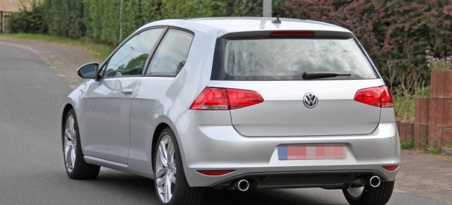 Der neue 2013er Golf 7 GTI dreht seine Runden: Erlkönig des Siebener GTI erwischt
