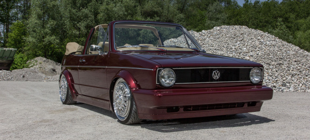 Twan Niemeijers VW Golf 1 Cabrio: Dieses Erdbeerkörbchen würde auch dem Weihnachtsmann gefallen