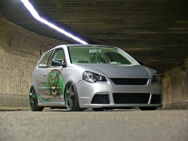 The Incredible Hulk VW Polo 9N Tuning VW Polo 9n im kr ftigen