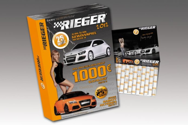 Der neue RIEGER Katalog 2012 ist im Handel: 810 Seiten Tuning pur