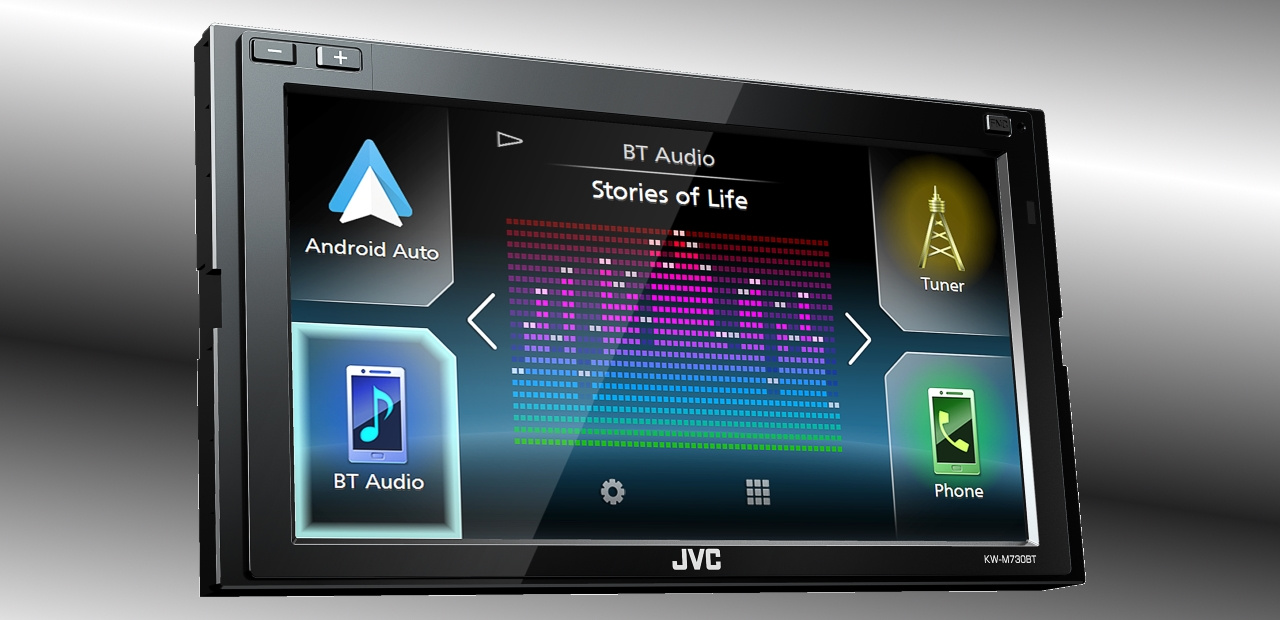 Neuer BluetoothMoniceiver von JVC Der JVC KWM730BT mit Apple CarPlay