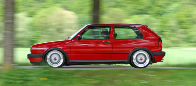 Alles auf Rot – Perfekter Golf 2 mit Audi 1,8T S3-Motorumbau