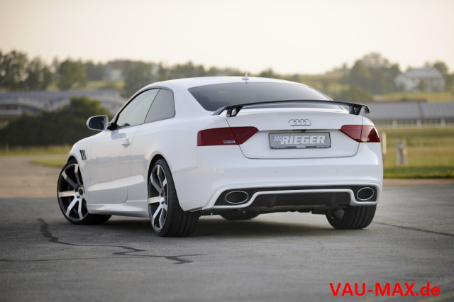 Rieger Tuning RS5 Look Diffuser For Audi A5 8T Coupe Cabrio, 40% OFF