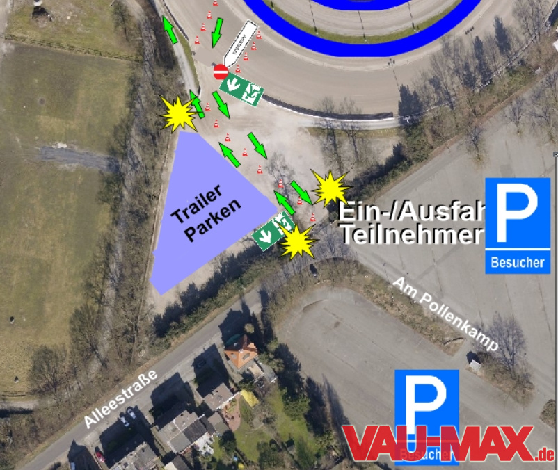 8. VAUMAX TuningShow, 20. August 2023, Dinslaken Kostenloses Trailer Parken auf dem Gelände
