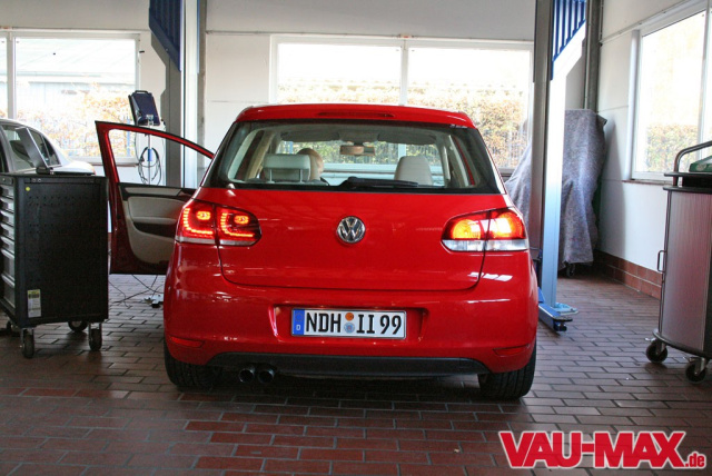 LED Rückleuchten Chrom VW Golf 6 GTI R E-Prüfzeichen Tuning