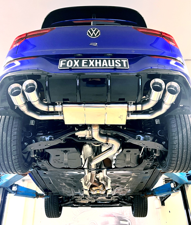 Eintragungsfreie Klappen-Abgasanlage als Alternative: FOX  Sportauspuffanlagen für den VW Golf 8 R - News - VAU-MAX - Das kostenlose  Performance-Magazin