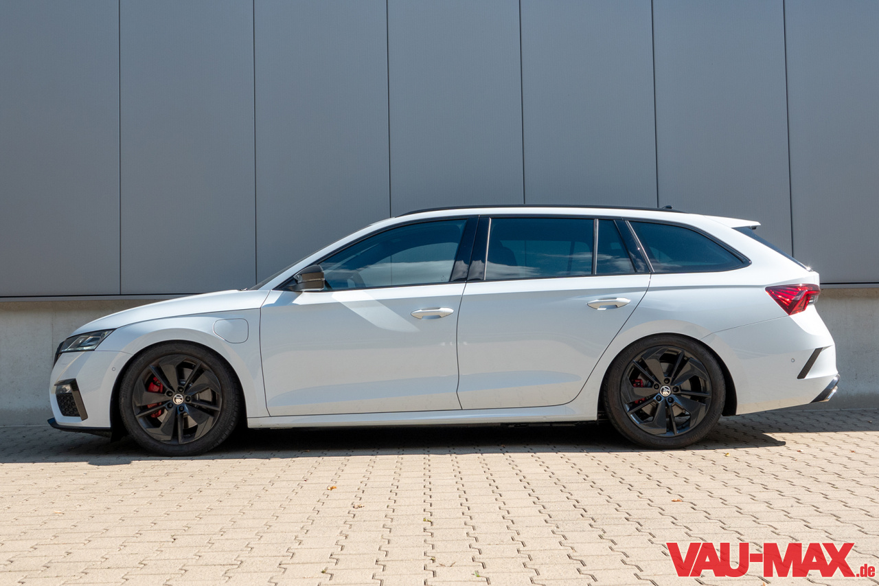 Tieferlegung frei einstellbar: H&R Gewindefahrwerk für Skoda Octavia RS ...