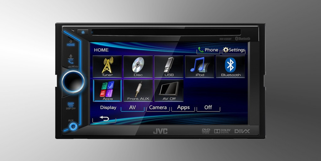 Neue AllroundMultimediaReceiver im DoppelDINFormat von JVC DVD/CD