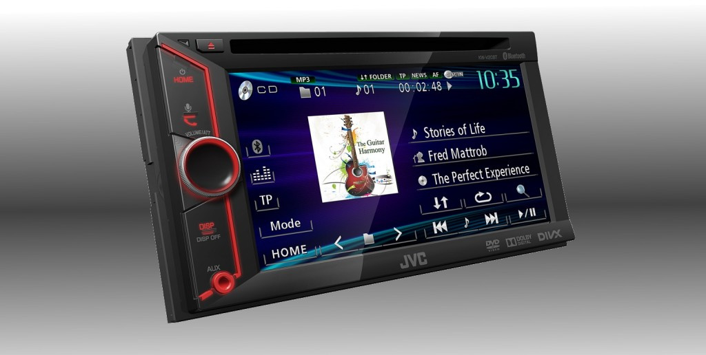 Neue AllroundMultimediaReceiver im DoppelDINFormat von JVC DVD/CD