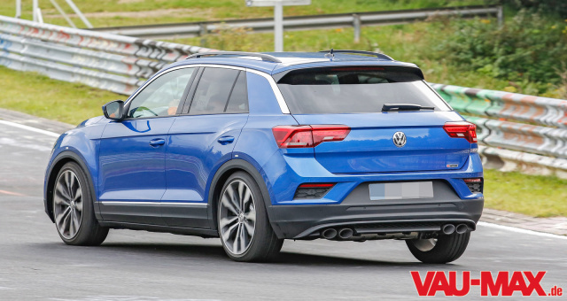 Volkswagen T-Roc R Facelift (2022) erstmals als Erlkönig erwischt